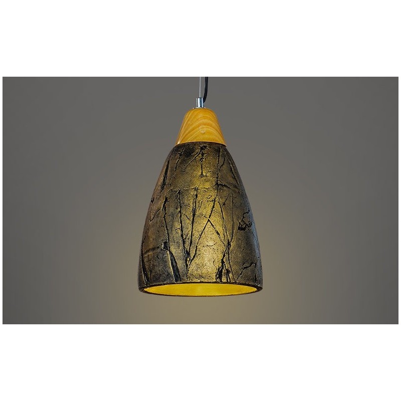 Lampada a sospensione moderna in cemento 1 luce