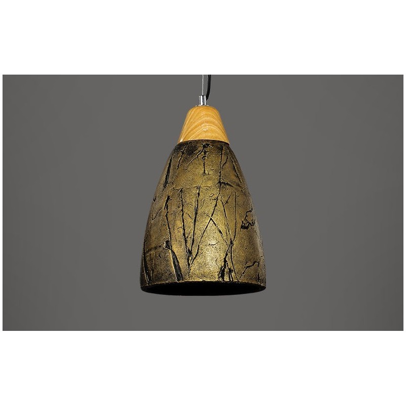 Lampada a sospensione moderna in cemento 1 luce