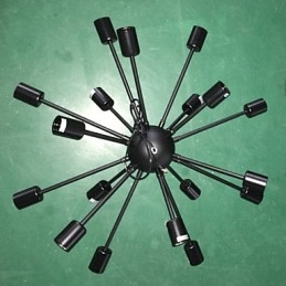 Lampadario Sputnik minimalista radiale a 18 luci