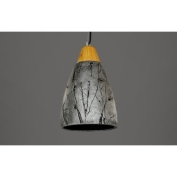 Lampada a sospensione moderna in cemento 1 luce