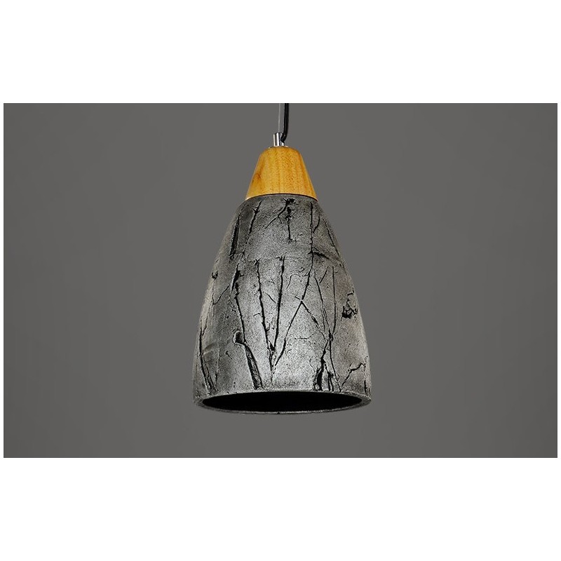 Lampada a sospensione moderna in cemento 1 luce