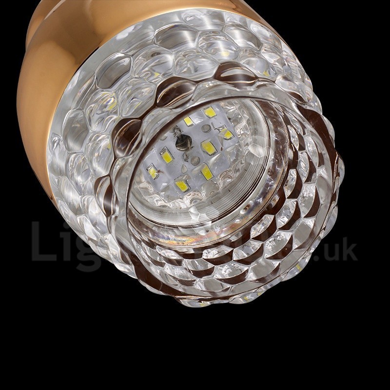 Lampada a sospensione contemporanea 1 luce in lega di alluminio con paralume in acrilico