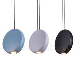 Lampada a sospensione moderna contemporanea 1 luce Ø 25 cm in lega di alluminio