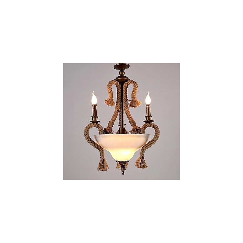 Lampadario mini moderno contemporaneo in metallo e vetro