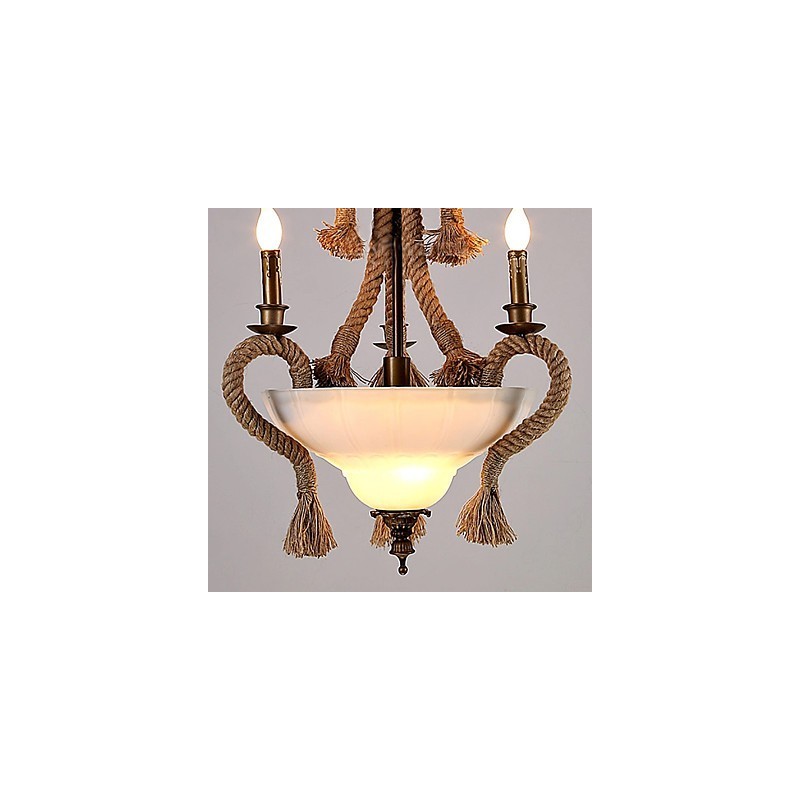 Lampadario mini moderno contemporaneo in metallo e vetro