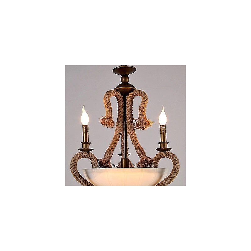 Lampadario mini moderno contemporaneo in metallo e vetro