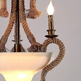 Lampadario mini moderno contemporaneo in metallo e vetro