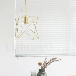 Lampada a sospensione in acciaio 1 luce E27 Ø 17 cm H 20 cm