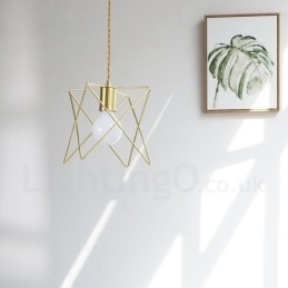 Lampada a sospensione in acciaio 1 luce E27 Ø 17 cm H 20 cm