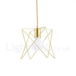 Lampada a sospensione in acciaio 1 luce E27 Ø 17 cm H 20 cm