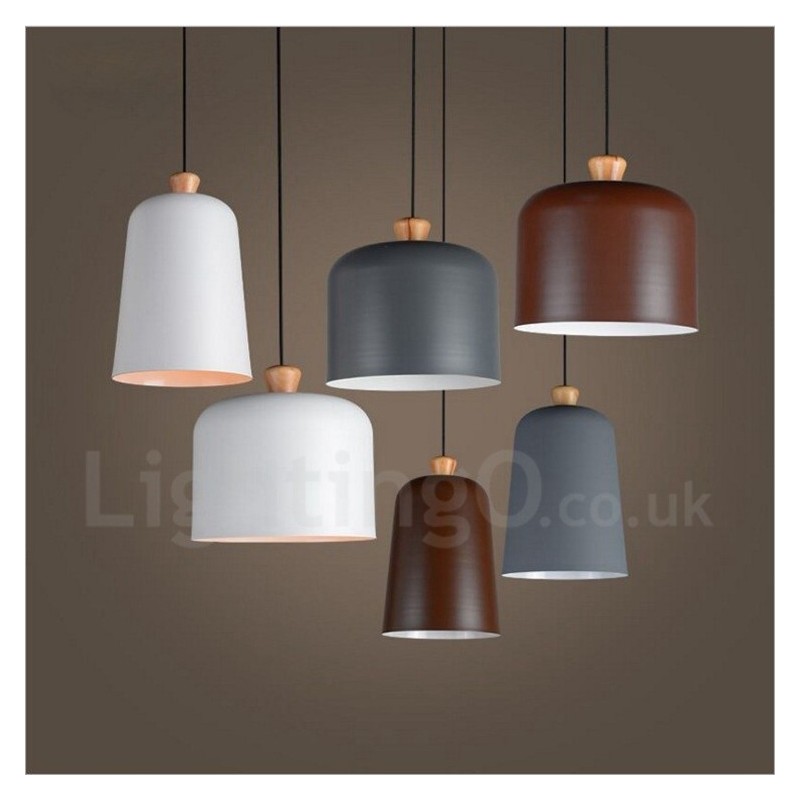 Lampada a sospensione contemporanea 1 luce in lega di alluminio con attacco E27