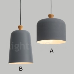 Lampada a sospensione contemporanea 1 luce in lega di alluminio con attacco E27