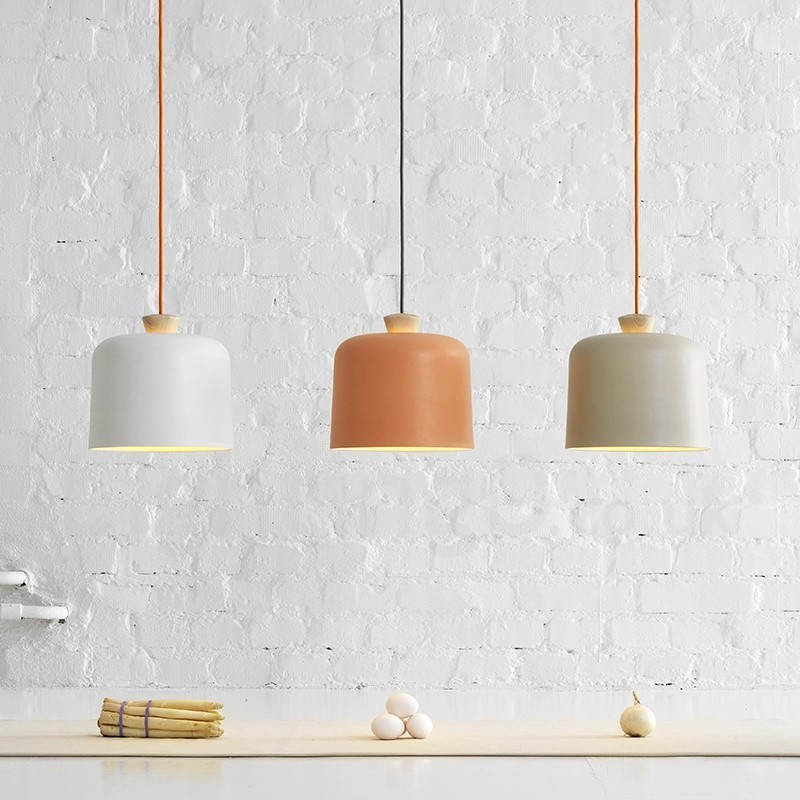 Lampada a sospensione contemporanea 1 luce in lega di alluminio con attacco E27