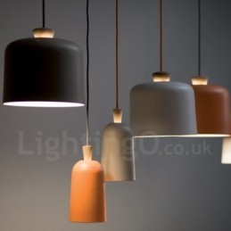 Lampada a sospensione contemporanea 1 luce in lega di alluminio con attacco E27