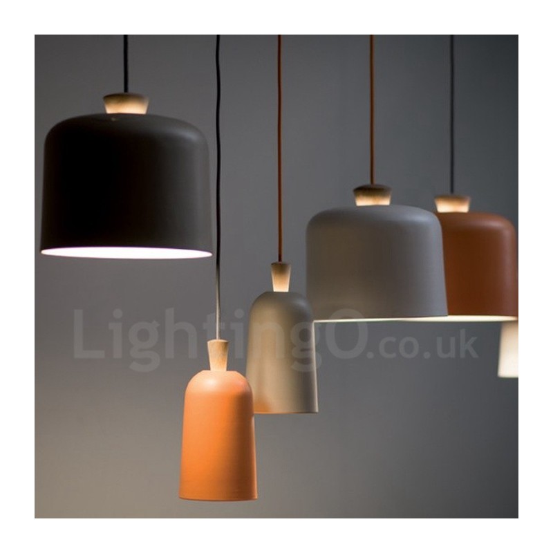 Lampada a sospensione contemporanea 1 luce in lega di alluminio con attacco E27