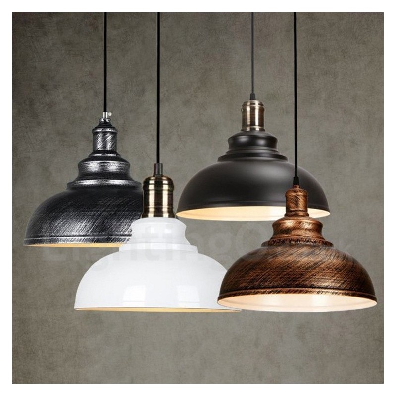 Lampada a sospensione moderna contemporanea 1 luce in lega di alluminio con paralume in lega di alluminio