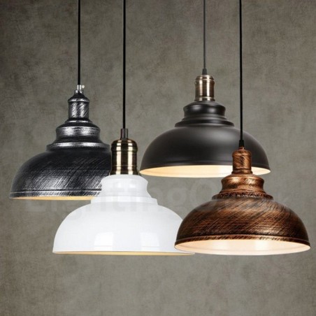 Lampada a sospensione moderna contemporanea 1 luce in lega di alluminio con paralume in lega di alluminio