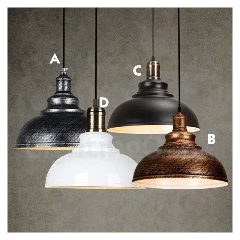 Lampada a sospensione moderna contemporanea 1 luce in lega di alluminio con paralume in lega di alluminio