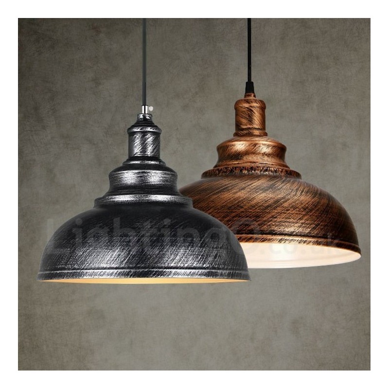 Lampada a sospensione moderna contemporanea 1 luce in lega di alluminio con paralume in lega di alluminio