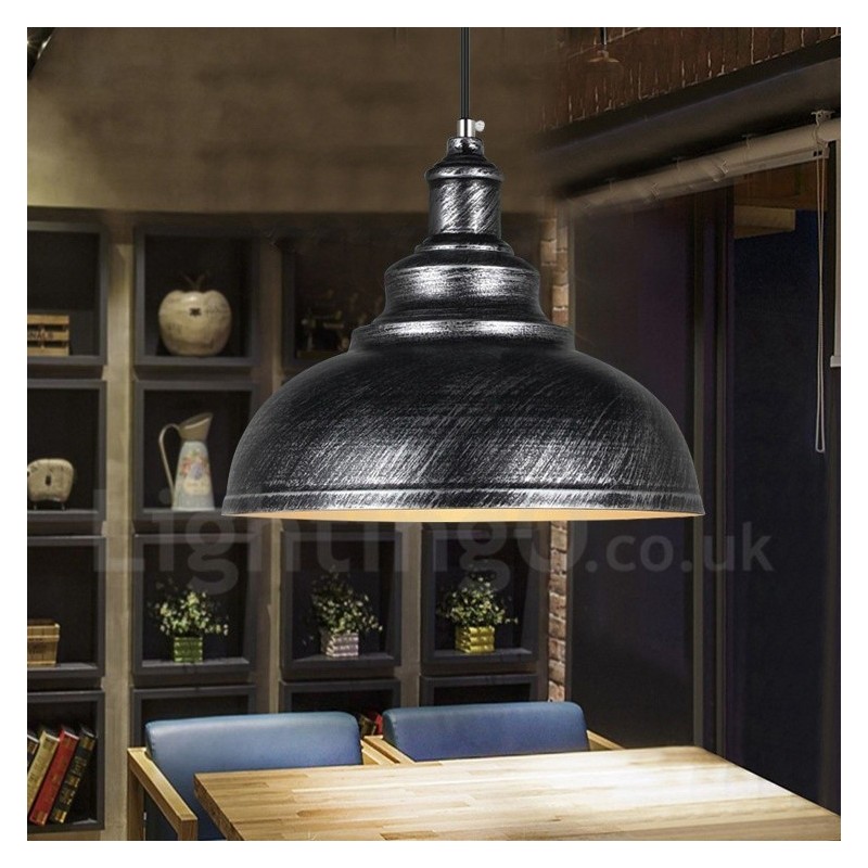 Lampada a sospensione moderna contemporanea 1 luce in lega di alluminio con paralume in lega di alluminio
