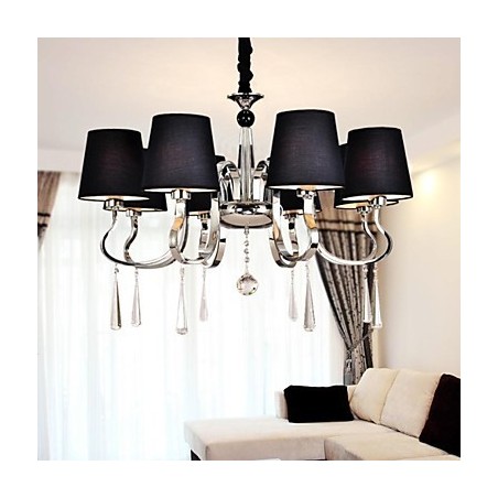 Lampadario classico tradizionale in metallo nichel