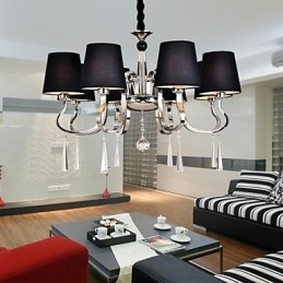 Lampadario classico tradizionale in metallo nichel