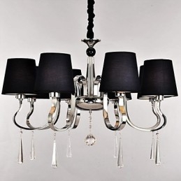 Lampadario classico tradizionale in metallo nichel