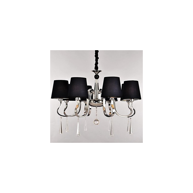 Lampadario classico tradizionale in metallo nichel