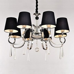 Lampadario classico tradizionale in metallo nichel