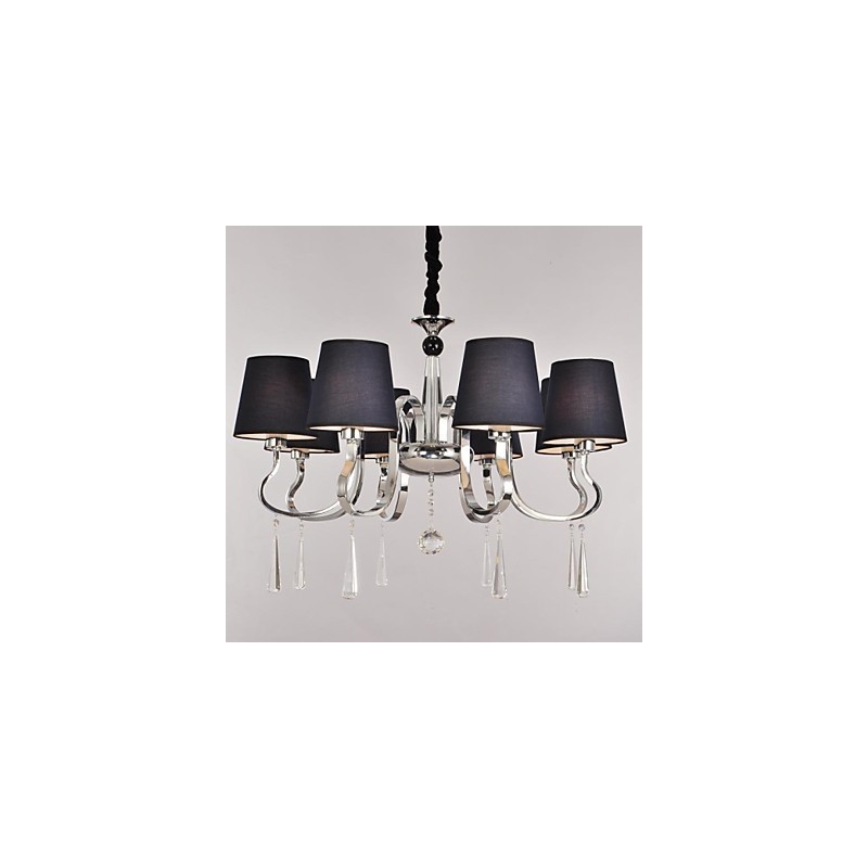 Lampadario classico tradizionale in metallo nichel