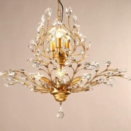 Lampadario rustico country 8 luci E14 Ø 78 cm H 55 cm