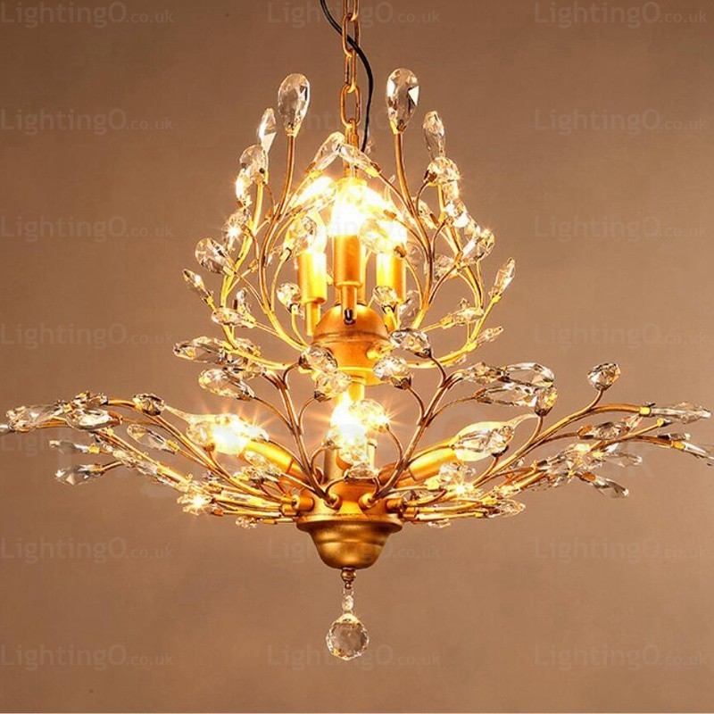 Lampadario rustico country 8 luci E14 Ø 78 cm H 55 cm