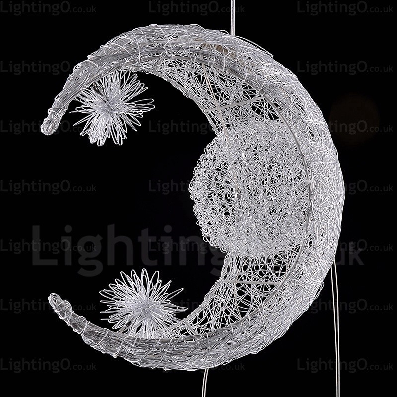 Lampada a sospensione moderna contemporanea 5 luci G4 Ø 40 cm