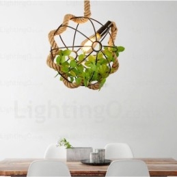 Lampada a sospensione vintage rustica 1 luce E27 Ø33 cm