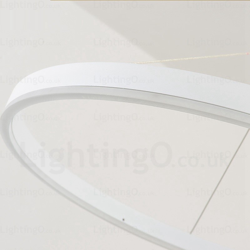 Lampada a sospensione moderna 1 luce con paralume in acrilico, diametro 30 cm