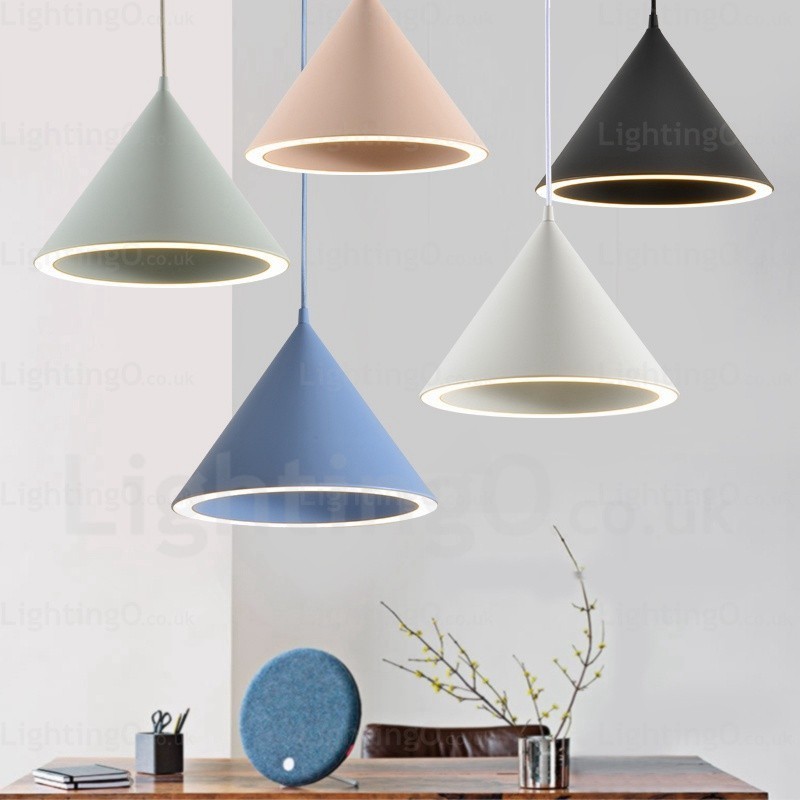 Lampada a sospensione moderna nordica contemporanea in acrilico Ø32 cm H24 cm
