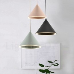 Lampada a sospensione moderna nordica contemporanea in acrilico Ø32 cm H24 cm