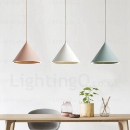 Lampada a sospensione moderna nordica contemporanea in acrilico Ø32 cm H24 cm