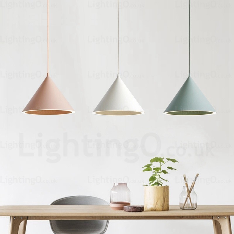 Lampada a sospensione moderna nordica contemporanea in acrilico Ø32 cm H24 cm