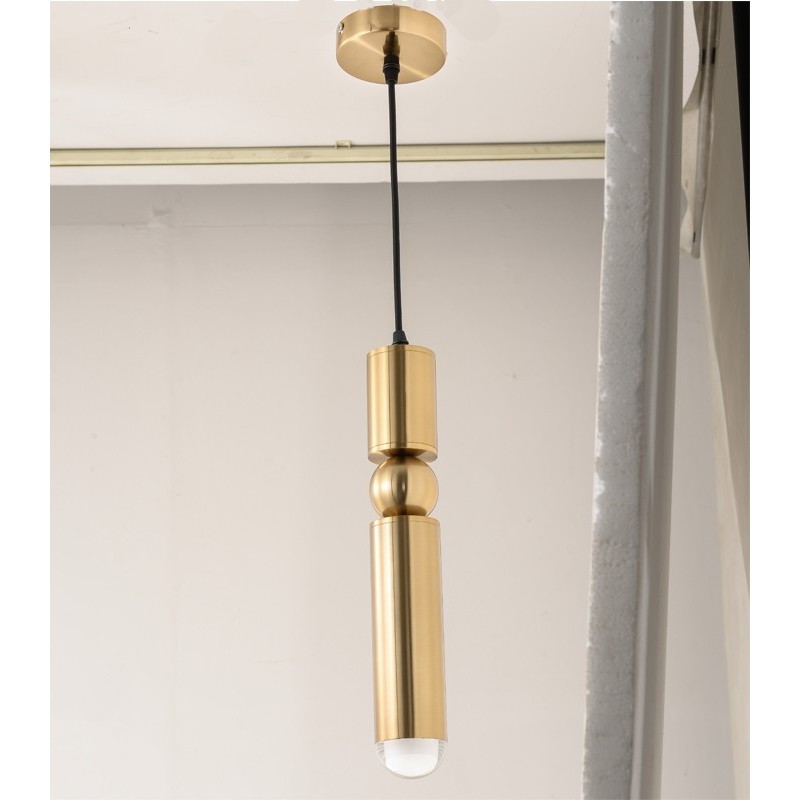 Lampada a sospensione moderna contemporanea 1 luce con paralume in acrilico E27