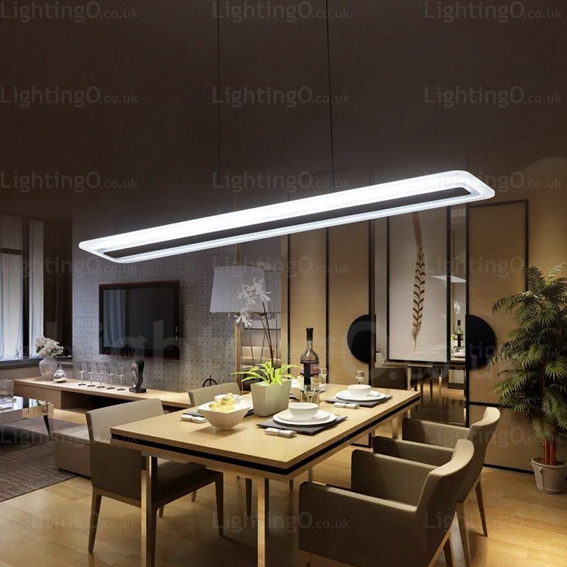 Lampada a sospensione moderna 1 luce con paralume in acrilico