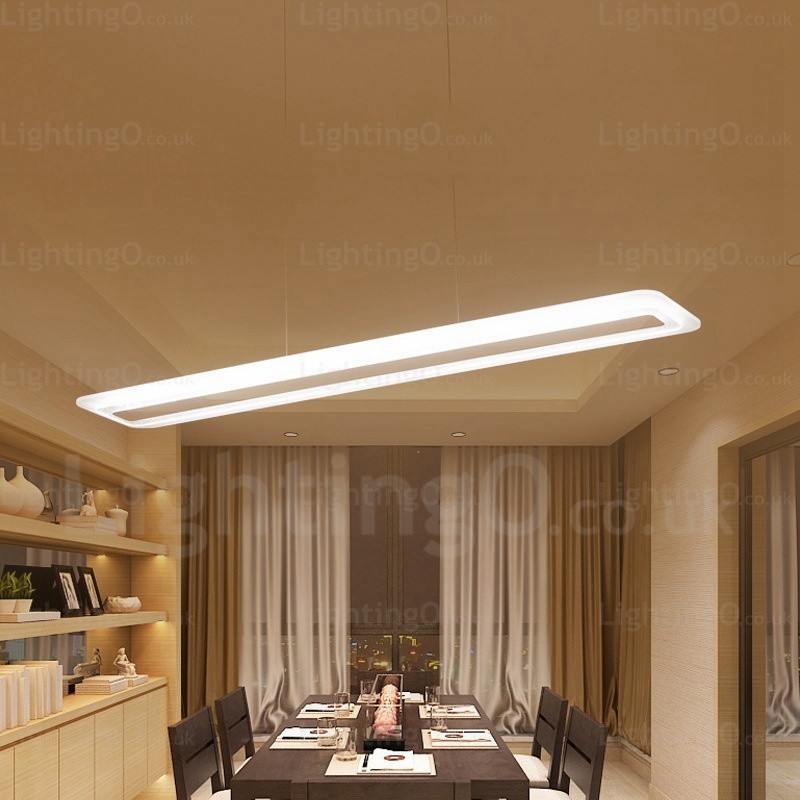 Lampada a sospensione moderna 1 luce con paralume in acrilico