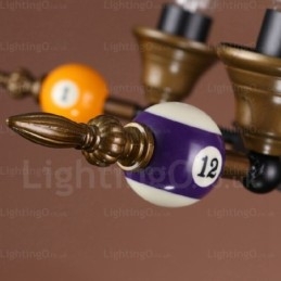 Lampada a sospensione vintage rustica country a 4 luci E27
