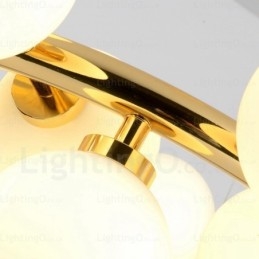 Lampada a sospensione nordica in vetro 25 luci G4 Ø 72 cm H 23 cm