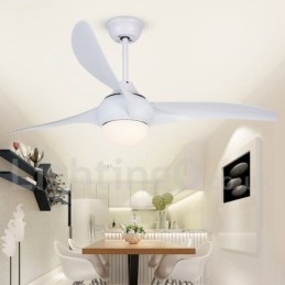 Ventilatore da soffitto rustico Lodge Country 52" con LED e telecomando