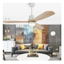 Ventilatore da soffitto LED con telecomando moderno nordico 36" 42" 52"
