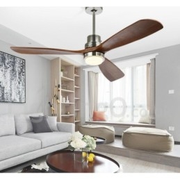 Ventilatore da soffitto moderno nordico con LED e telecomando 36" 42" 52"