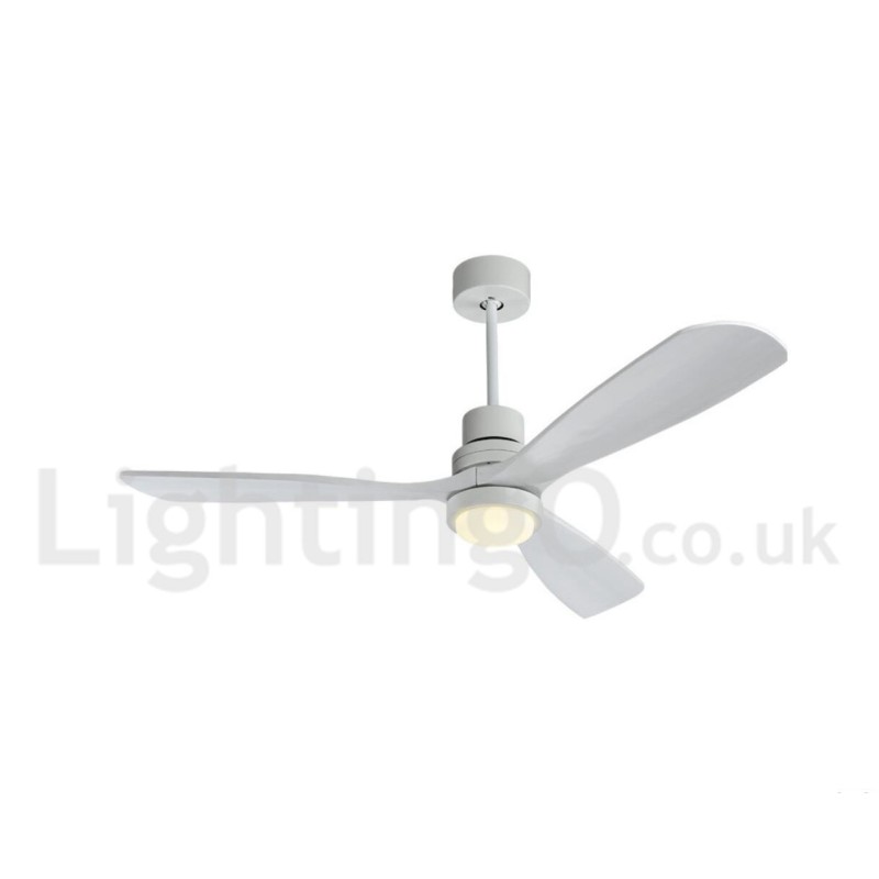 Ventilatore da soffitto moderno nordico con LED e telecomando 36" 42" 52"