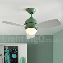 Ventilatore da soffitto Country Nordico 34" 36" 42" con LED e telecomando