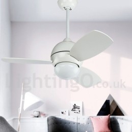 Ventilatore da soffitto Country Nordico 34" 36" 42" con LED e telecomando